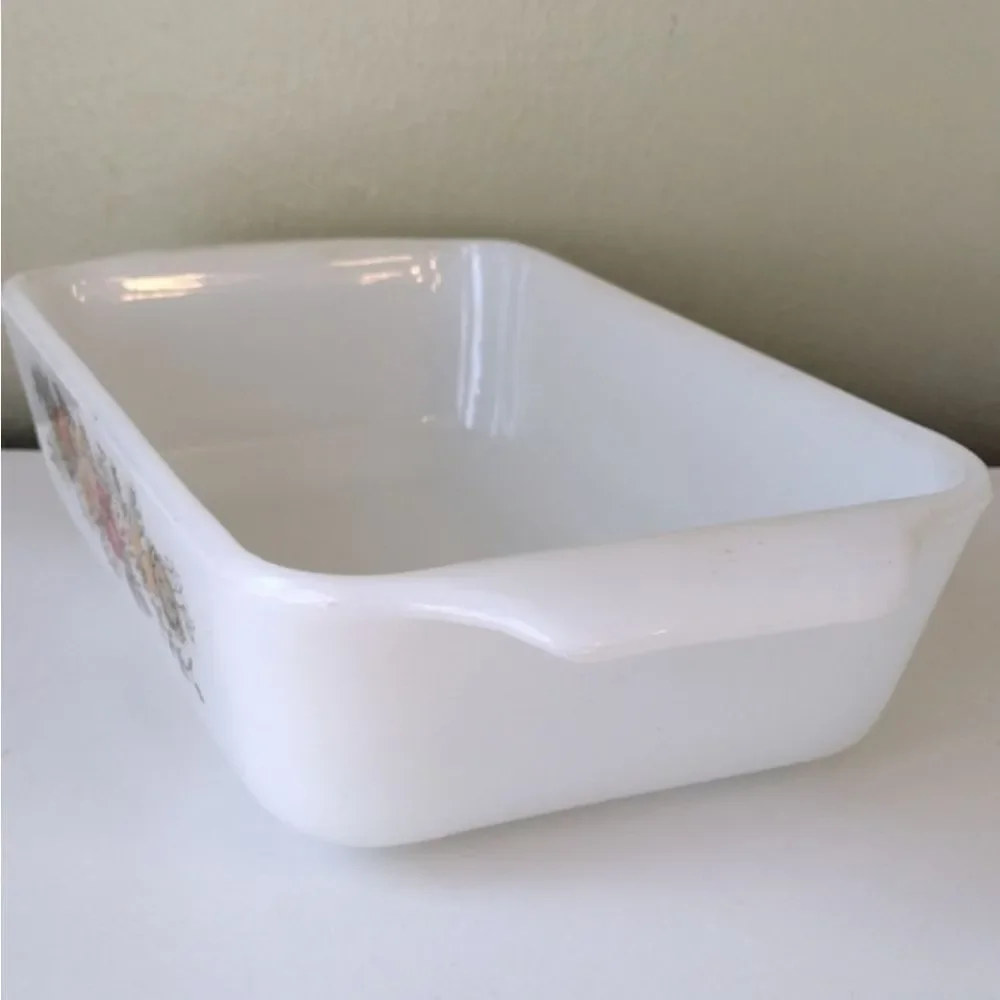 Anchor Hocking Vntg Fire King Le Bon Potager‎ Baking Loaf Pan